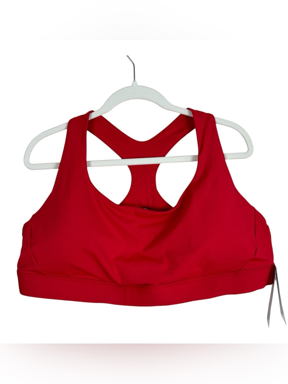 Athleta Ultimate Bra Size 3X D-DD+ Padded In Red Sports Bra NWT Activewear